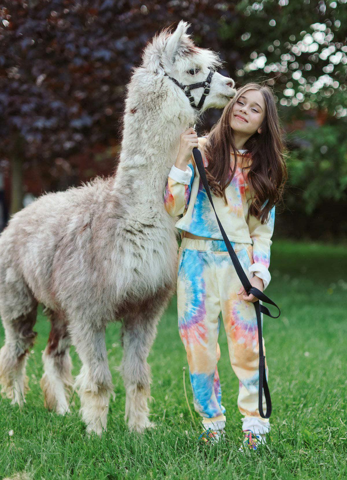 Be Happy Tie Dye Jogger Set