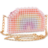 Rainbow Beaded Crossbody Bag