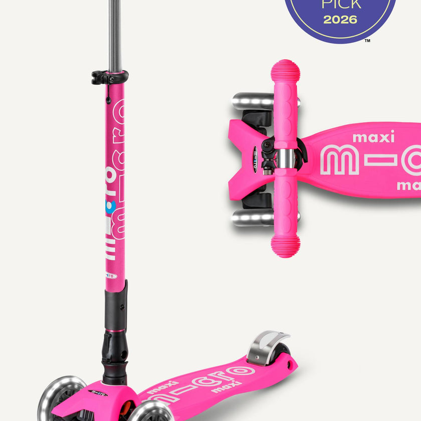 Micro Maxi Foldable LED Scooter