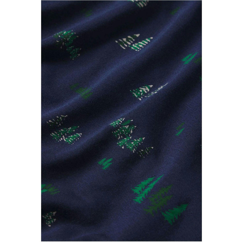 Gisele Printed TENCEL Modal Long PJ Set, Blue
