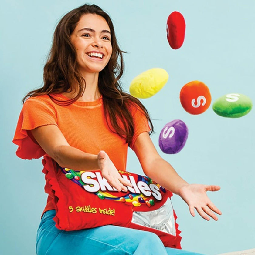 17" Skittles Packaging Fleece Plush
