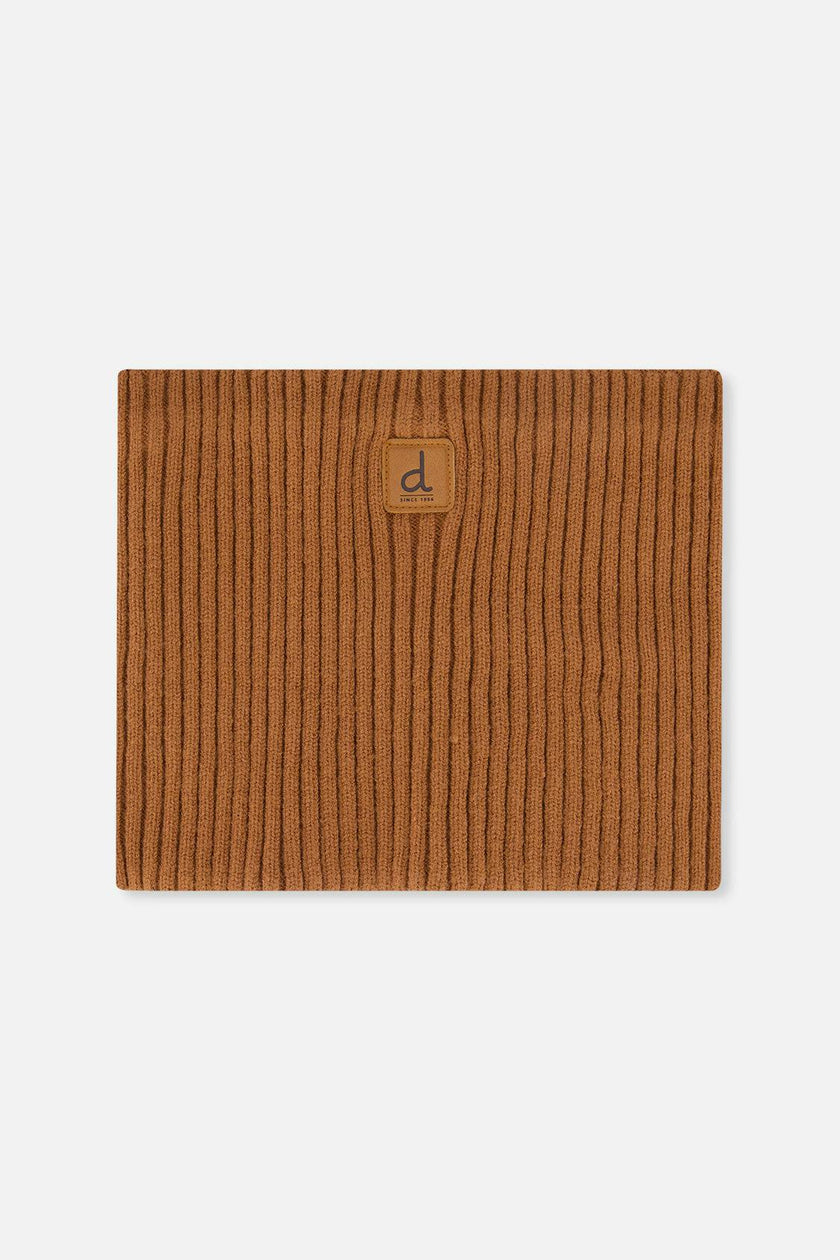 Baby Ribbed Knit Neckwarmer Brown Sugar
