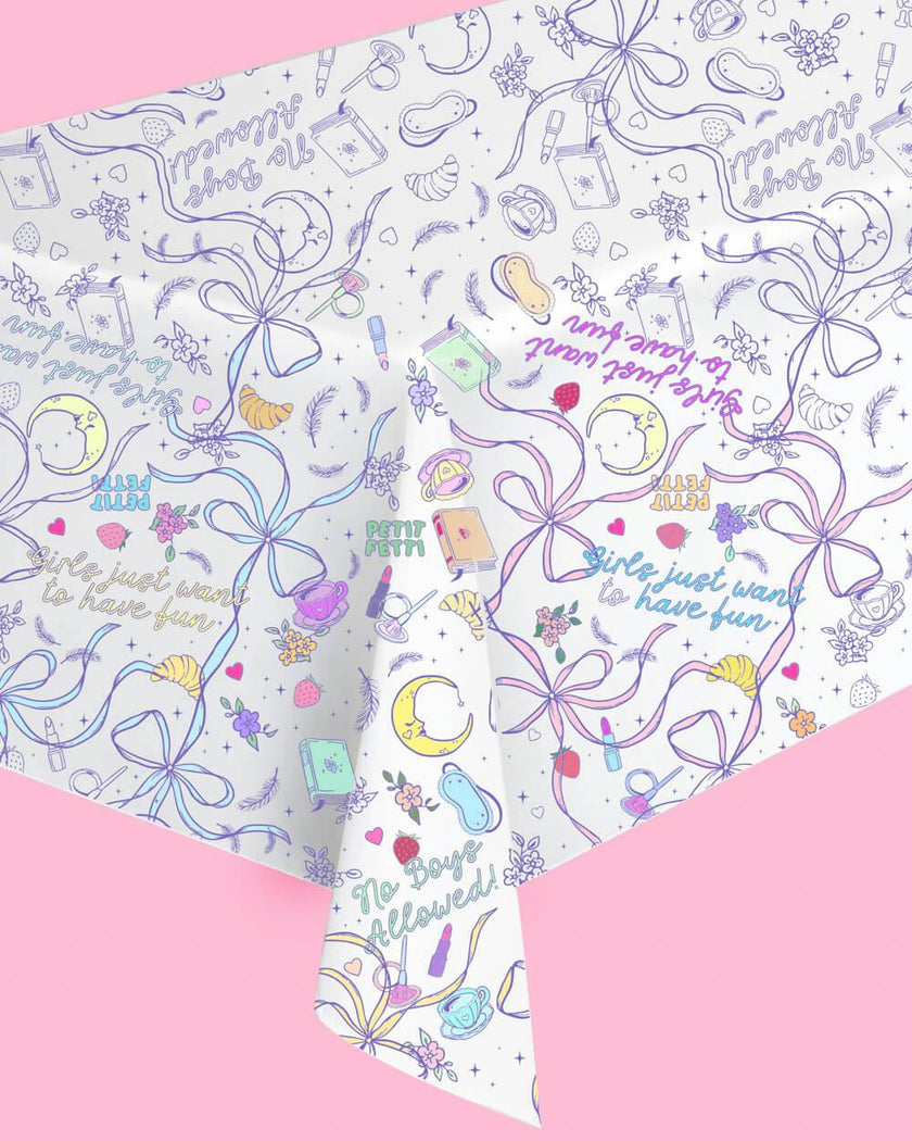 Sweet Dreams Tablecloth - paper coloring tablecloth
