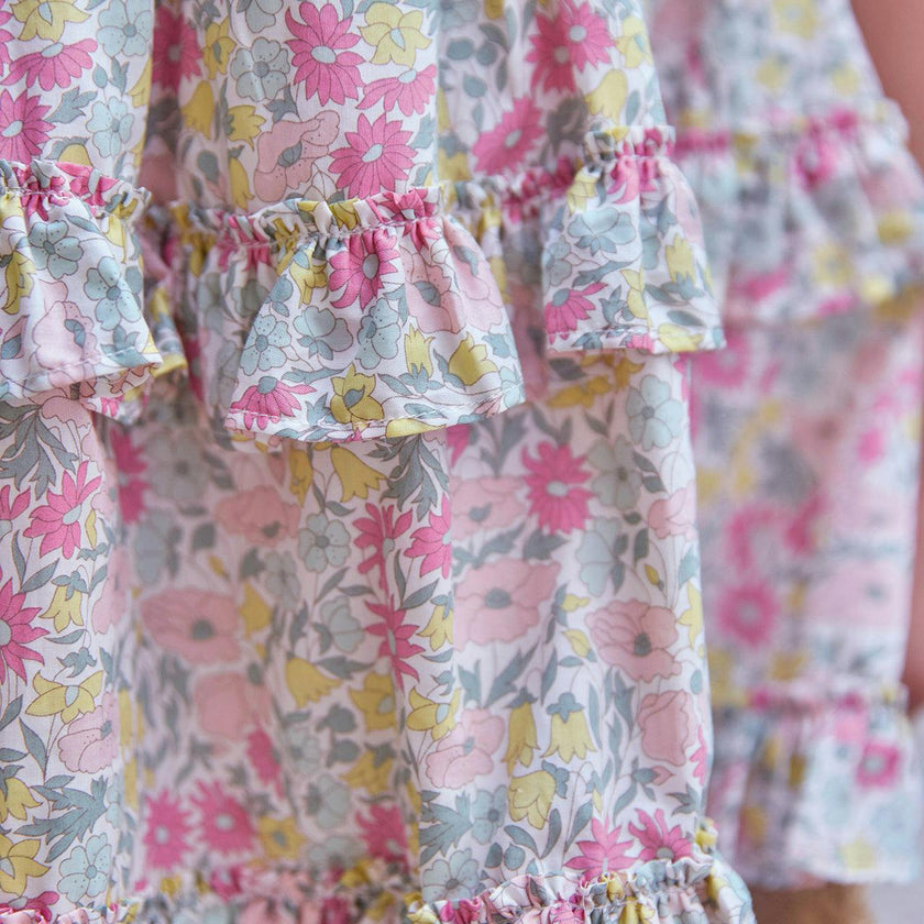 TARTINE ET CHOCOLAT Liberty Floral Skirt - Citrus