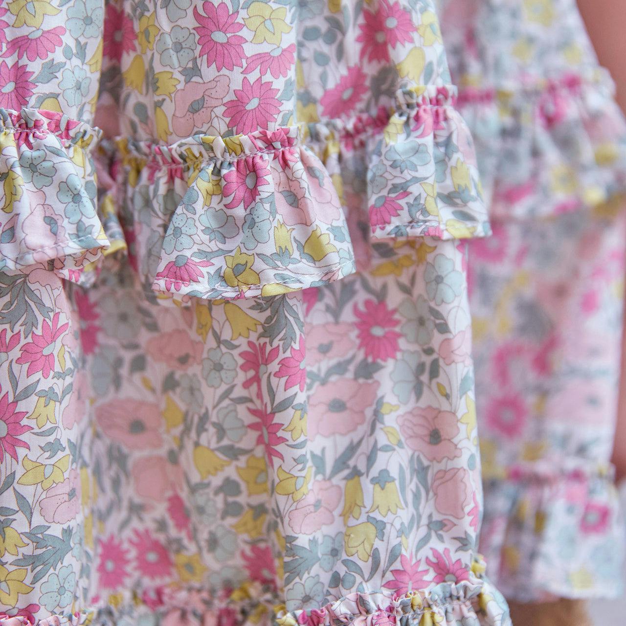 TARTINE ET CHOCOLAT Liberty Floral Skirt - Citrus