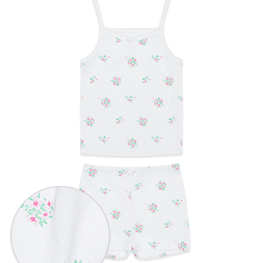 The Organic Cami and Short Set [Ditsy Floral]
