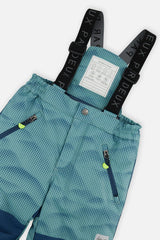 Two Piece Play Snowsuit Greyish Blue And Navy With Greyish Blue Pants