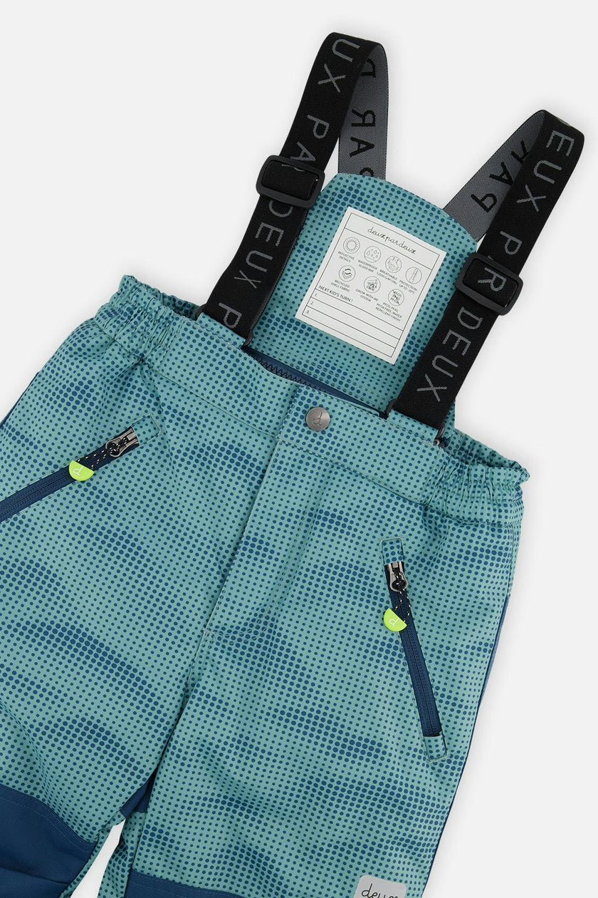 Two Piece Play Snowsuit Greyish Blue And Navy With Greyish Blue Pants