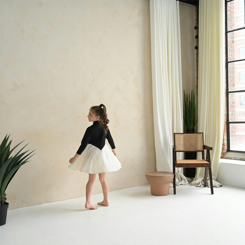 Kai dress (black/ivory)