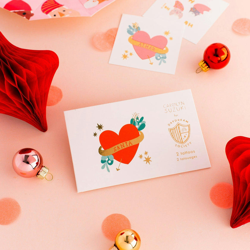 Santa Squad Temporary Tattoos