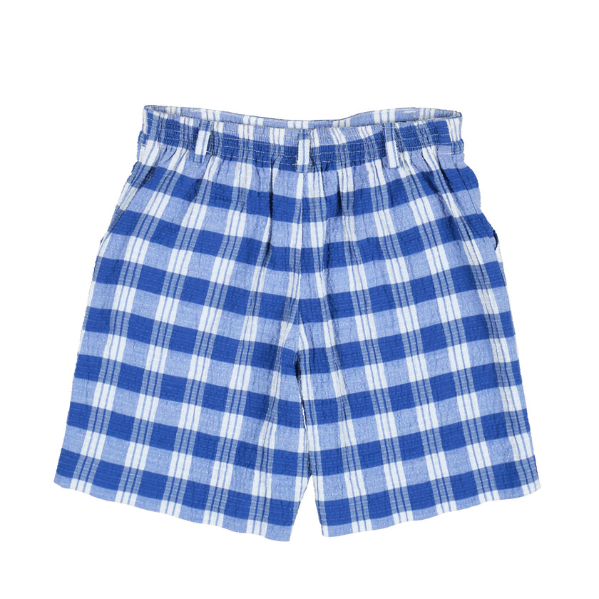 Plaid Seersucker Short