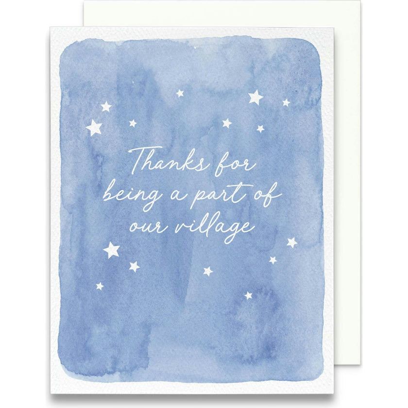 Thank for Being a Part of Our Village Greeting Card