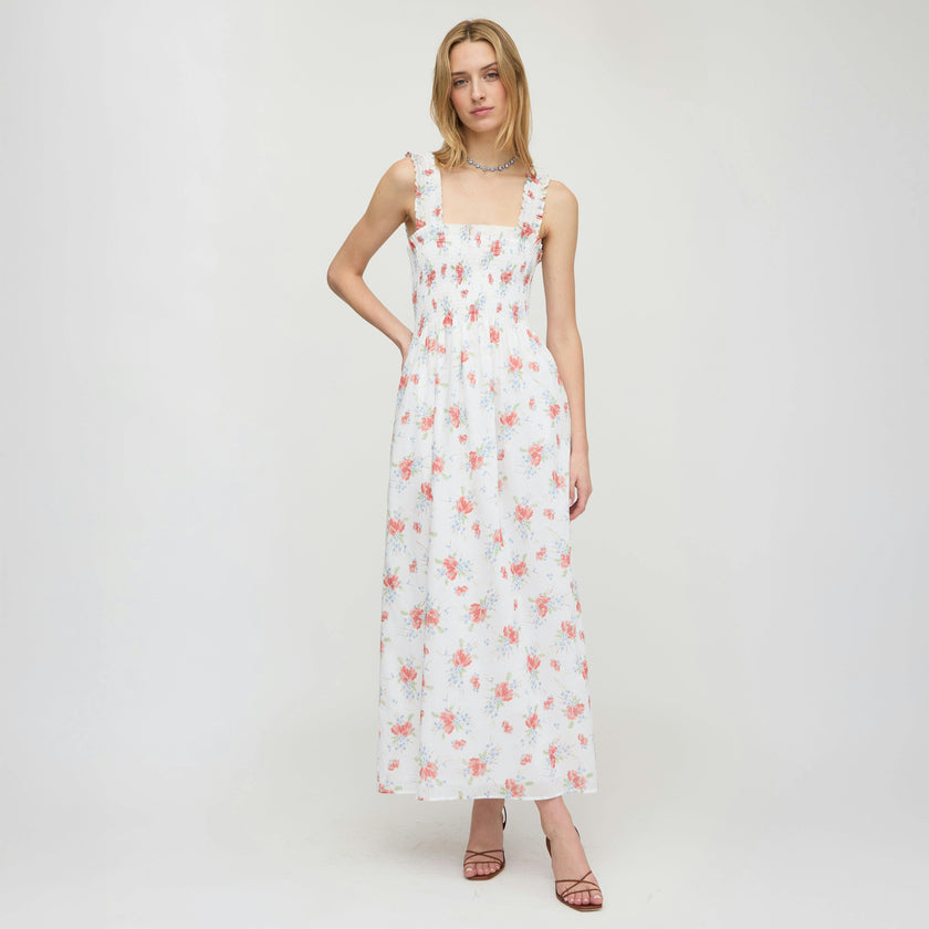 The Ashlyn Nap Dress - Sunburst Blossoms