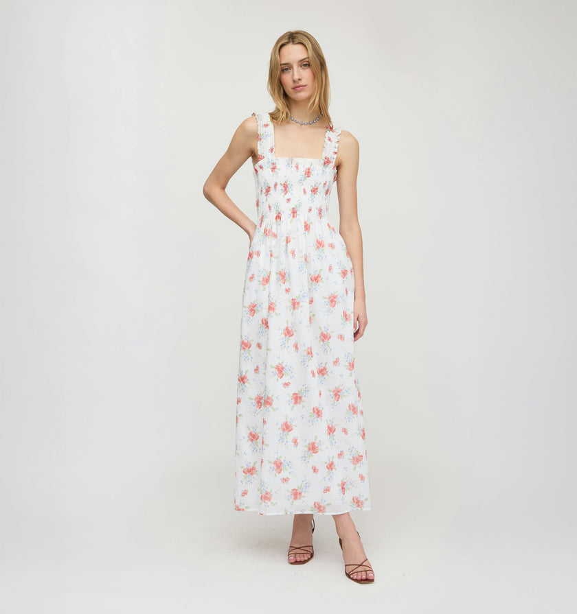 The Ashlyn Nap Dress - Sunburst Blossoms