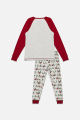 Women Two Piece Christmas Pajama Set Holiday Print