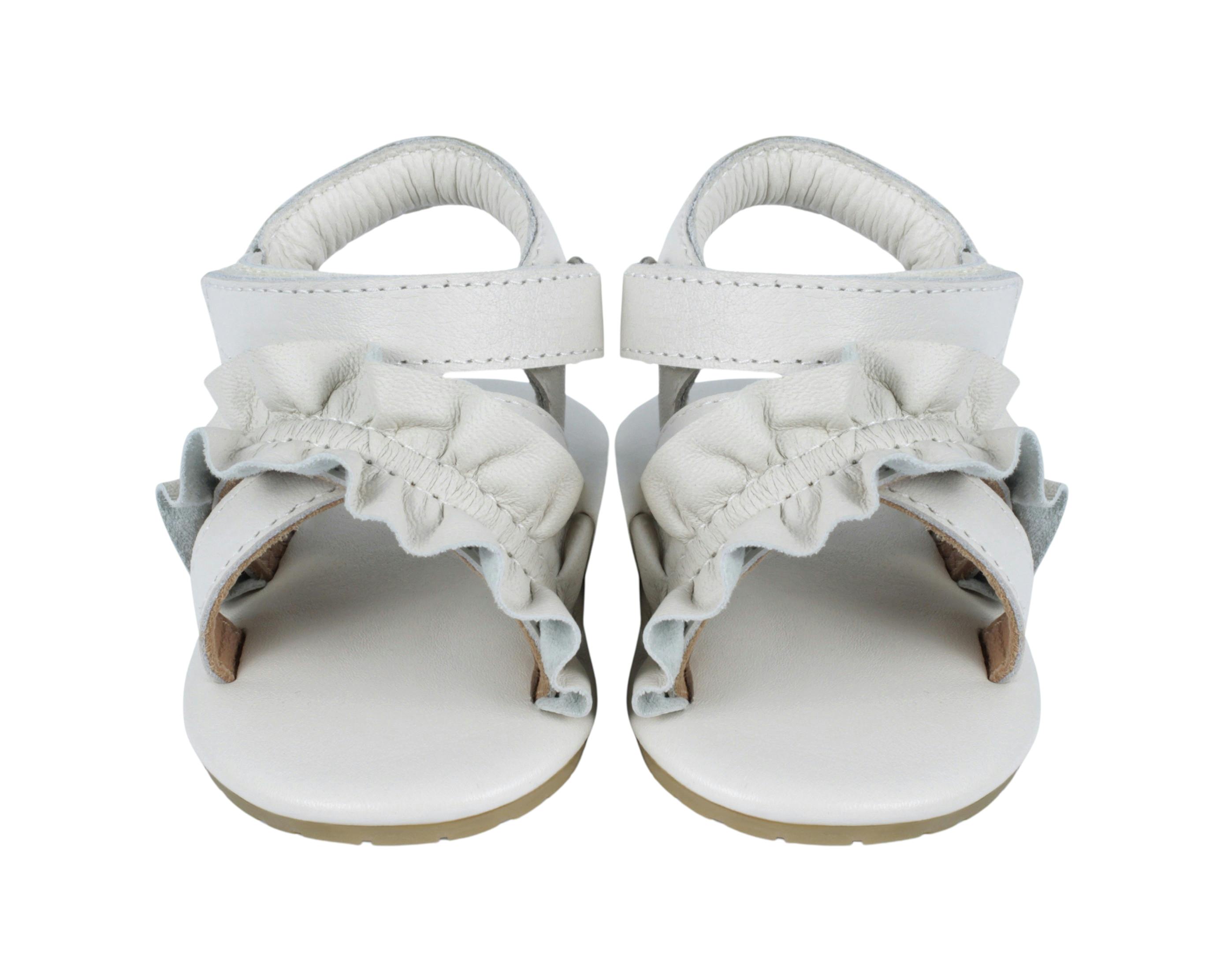 Miene Sandals | Off White Leather