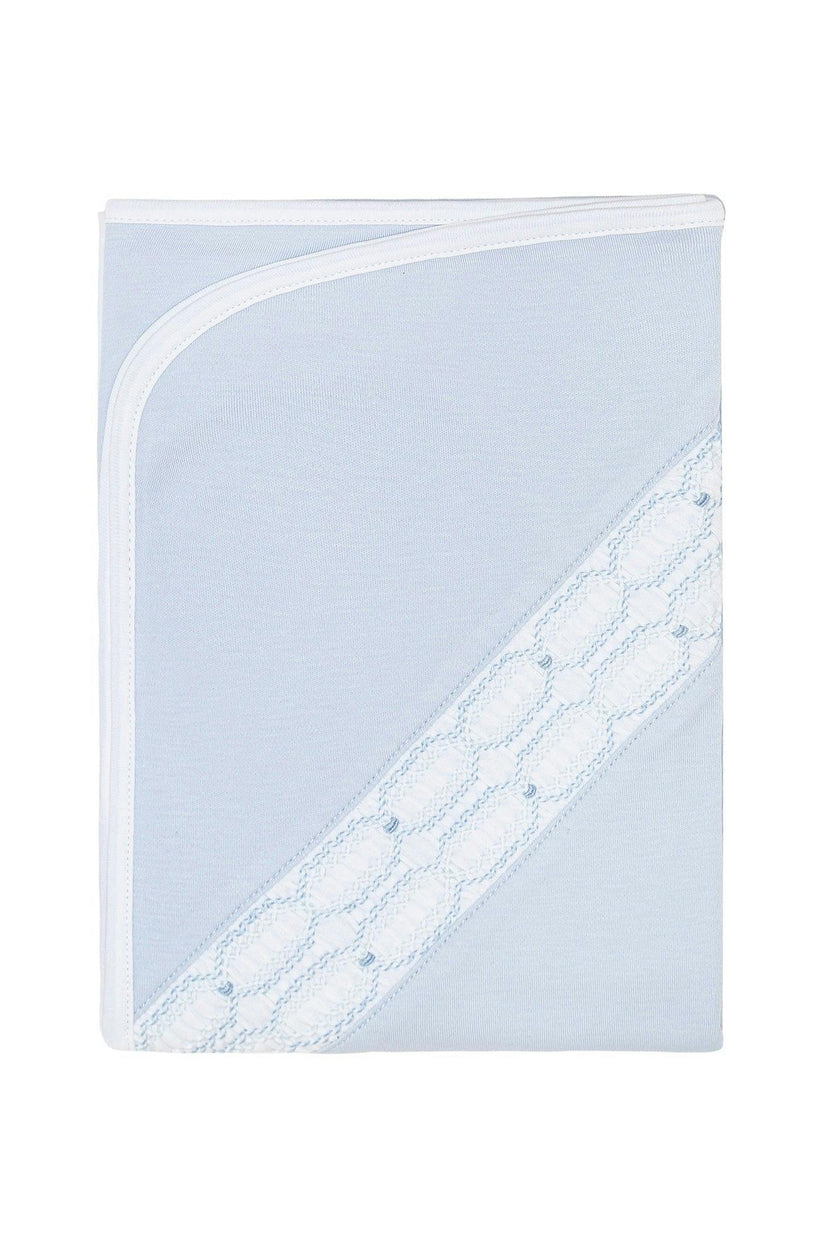 Signature Smocked Boys Receiving Blanket
