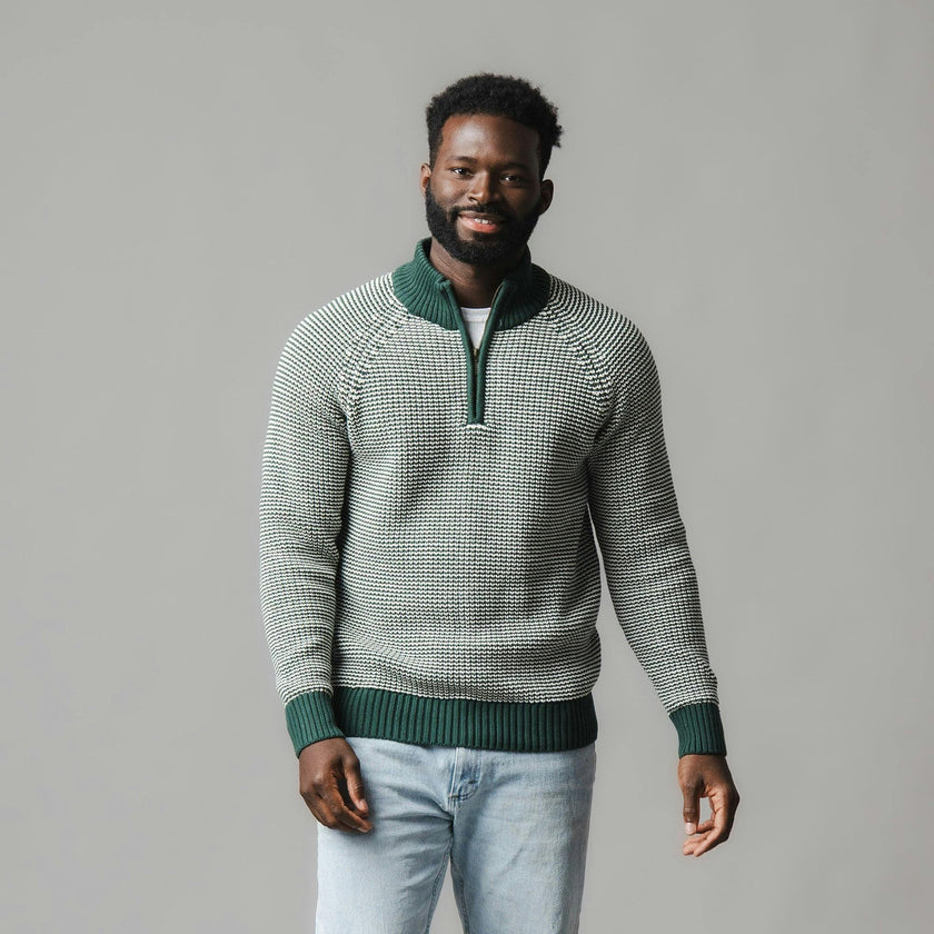 Organic Half Zip Pullover