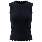 Crepe Knit Vest