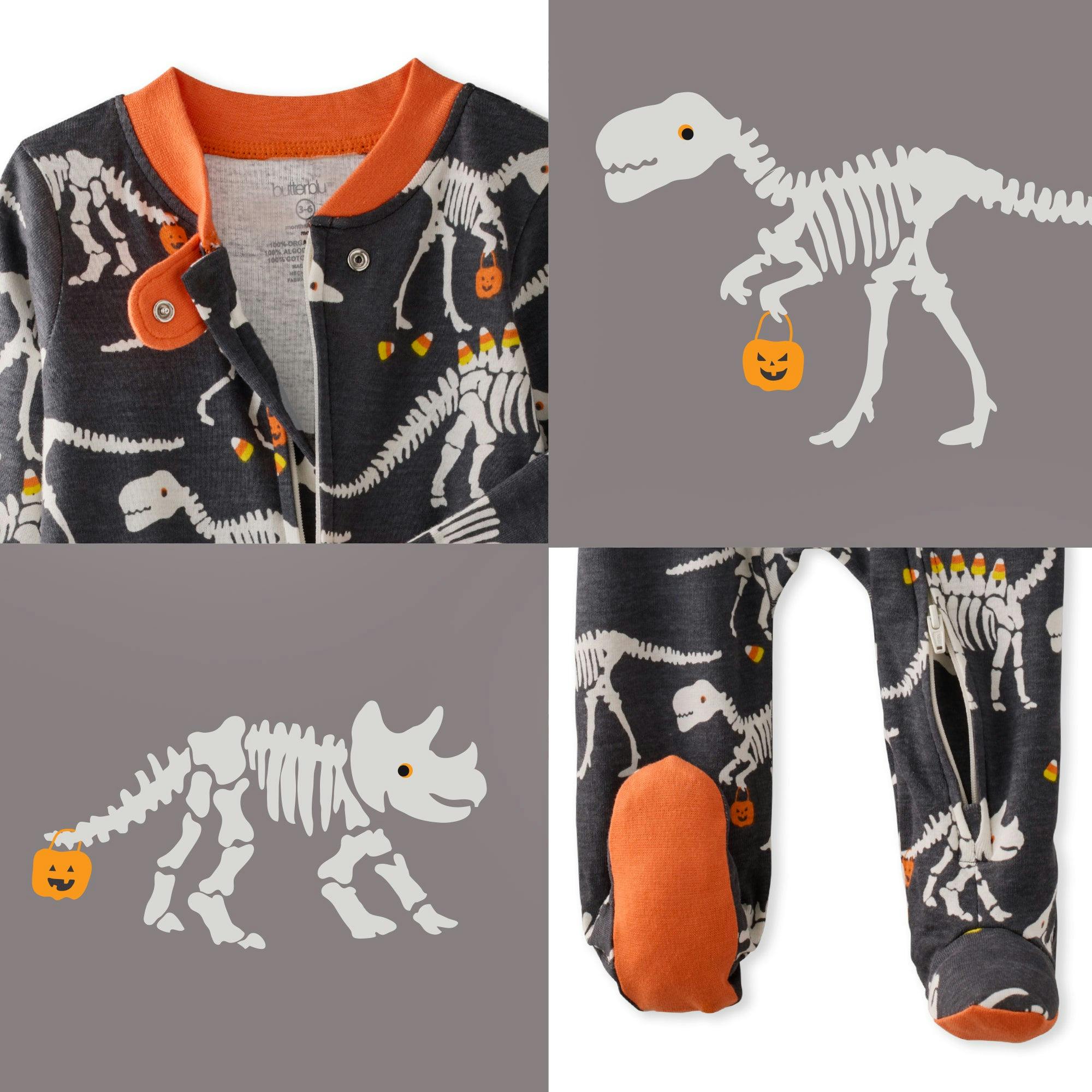 SCOUT Sleep & Play Baby Halloween Pajamas