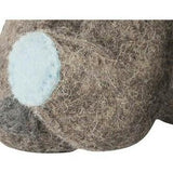 Blue Elephant Door Stop Hand Felted Wool
