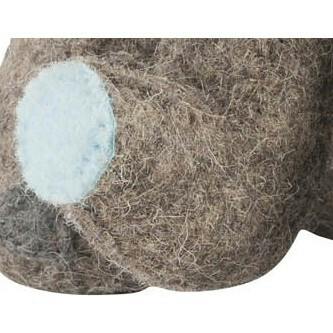 Blue Elephant Door Stop Hand Felted Wool