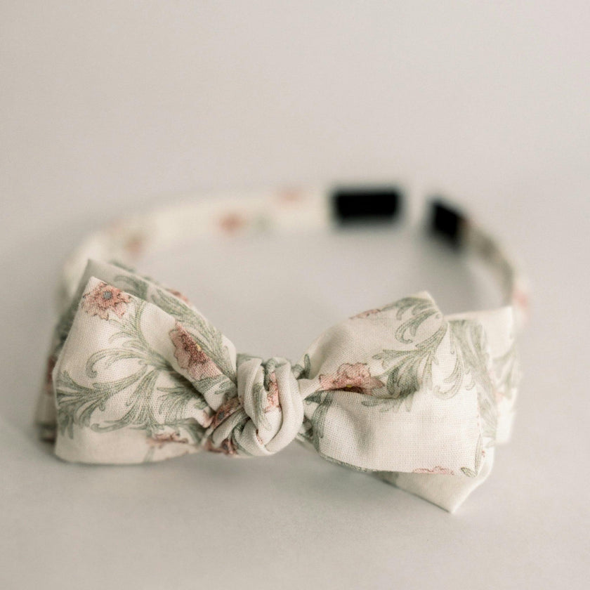 Three Little Bows Headband | Lavender Fields