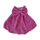 Big Bow Teddy Fleece Dress