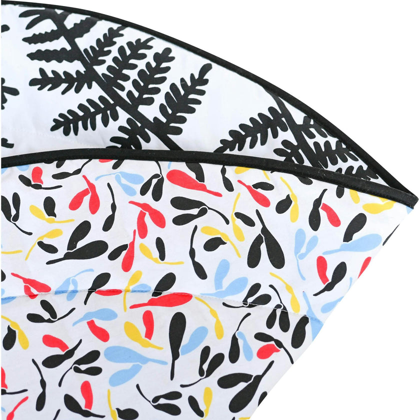 Plant Print Reversible Round Playmat