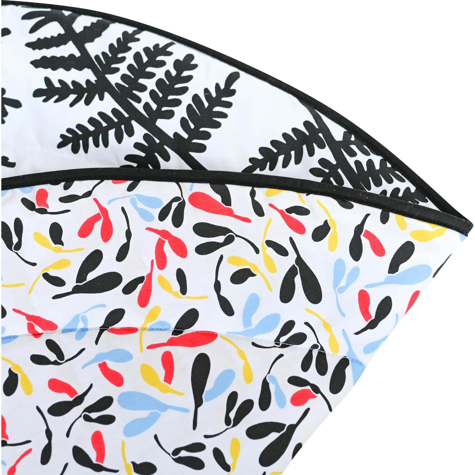 Plant Print Reversible Round Playmat