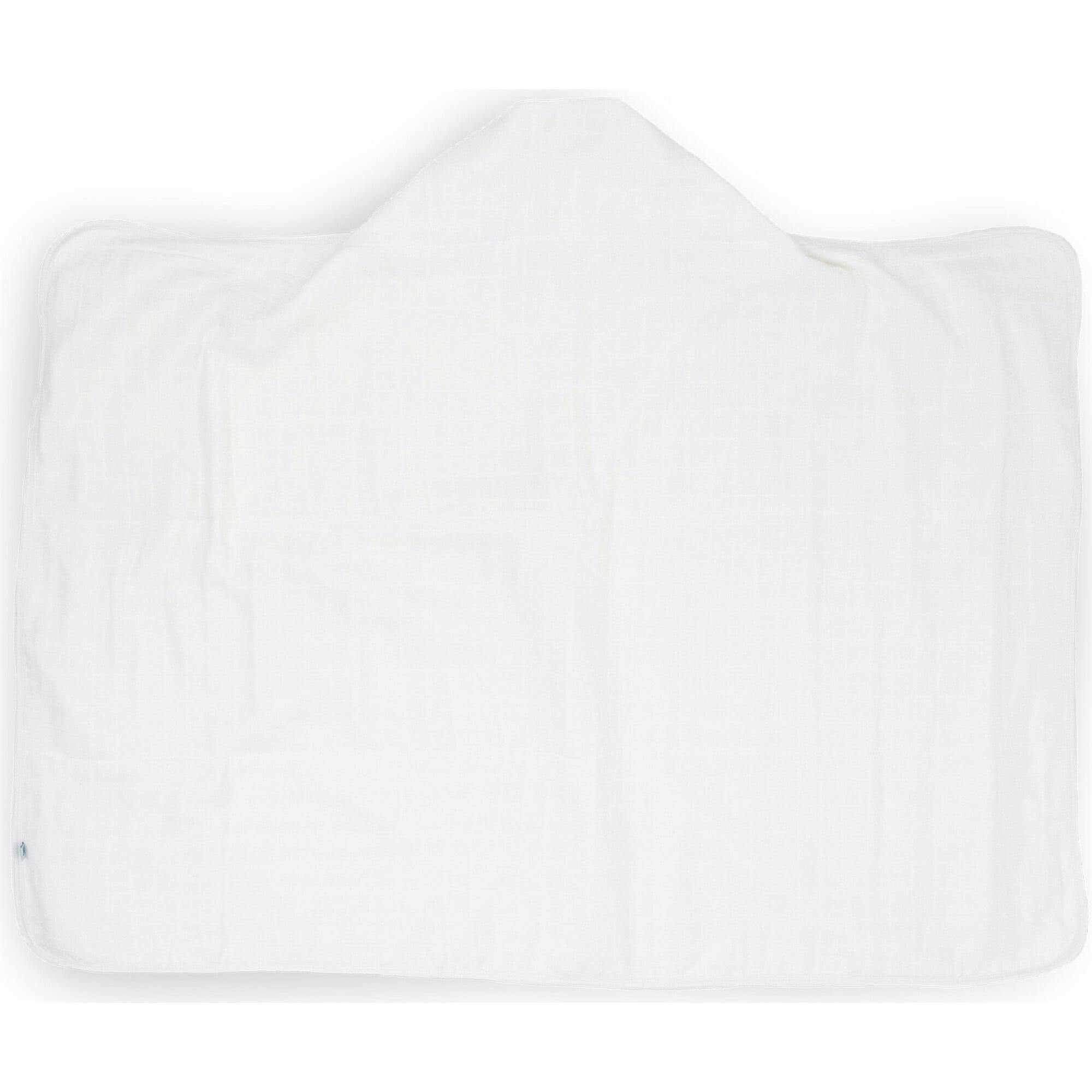 Toddler Hooded Towel - White