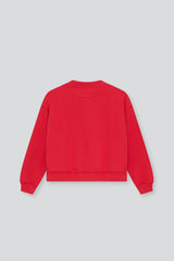 TNS Logo Teen Sweatshirt Tulip Red