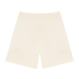 Women's Cream Knit Shorts
