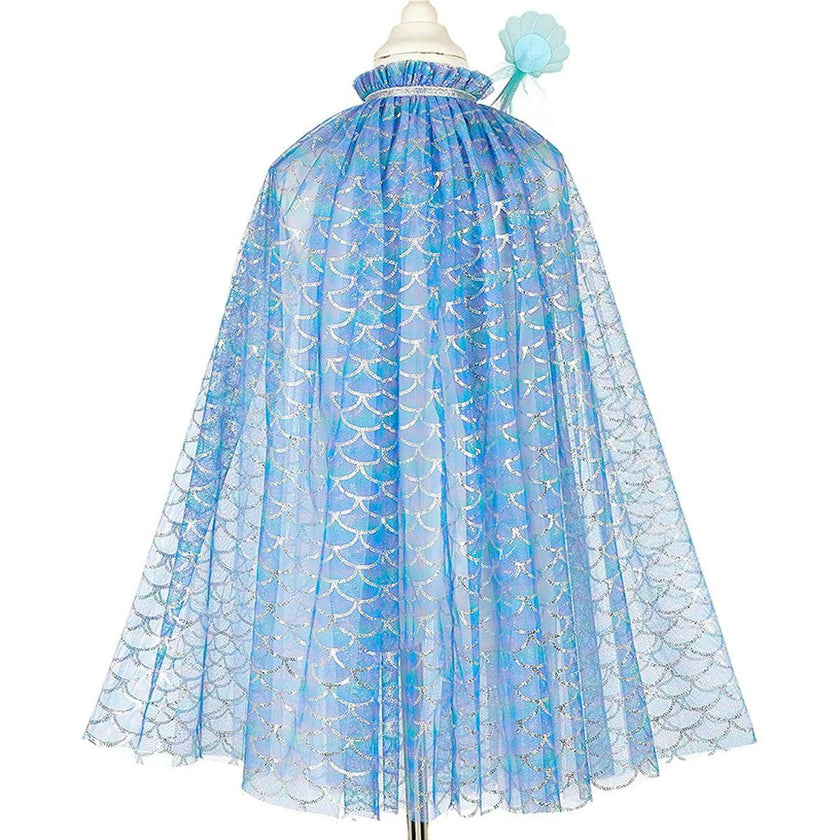 Marlya Mermaid Cape + Tiara + Wand Set