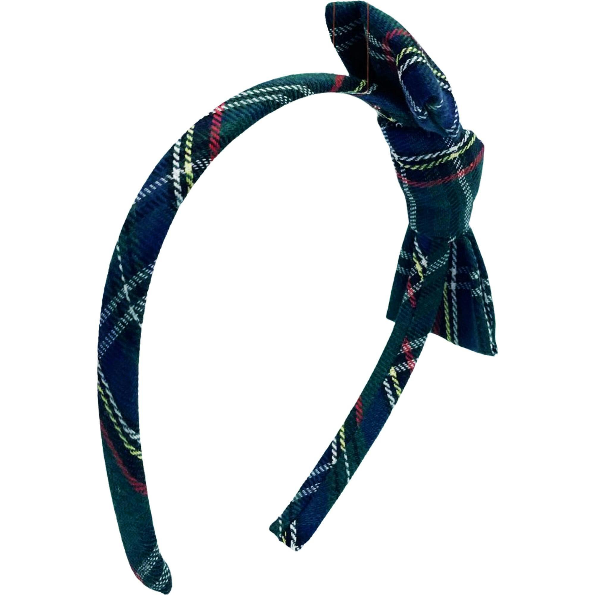 Plaid Bow Headband