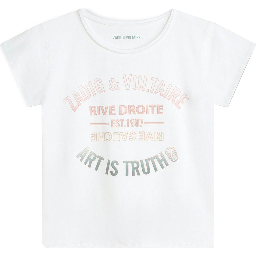 ZADIG & VOLTAIRE Ombre Logo Organic Cotton T-shirt