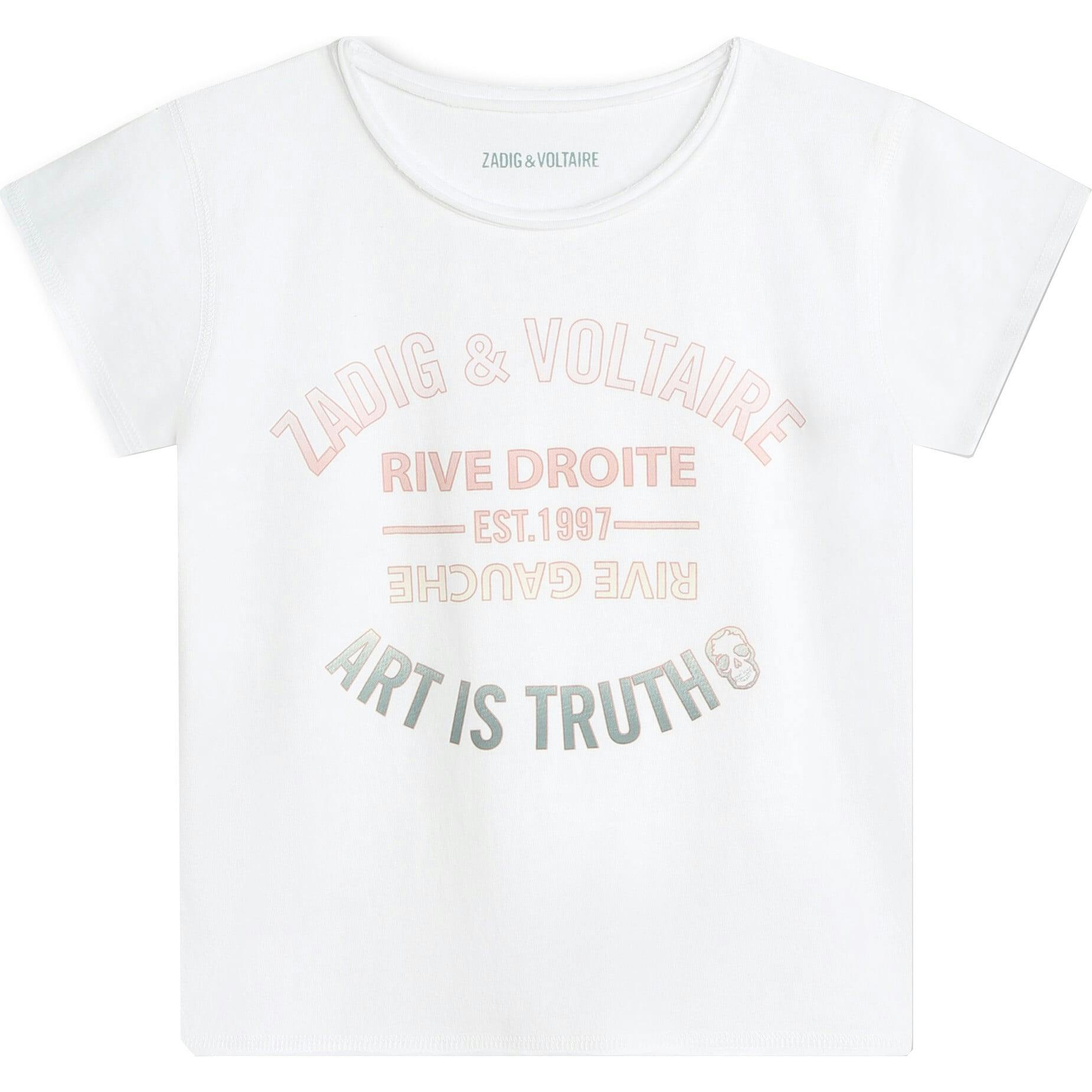 ZADIG & VOLTAIRE Ombre Logo Organic Cotton T-shirt