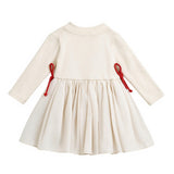 Cream Romy Bow Dress