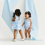 Edda Sleeveless Bow Bubble Romper