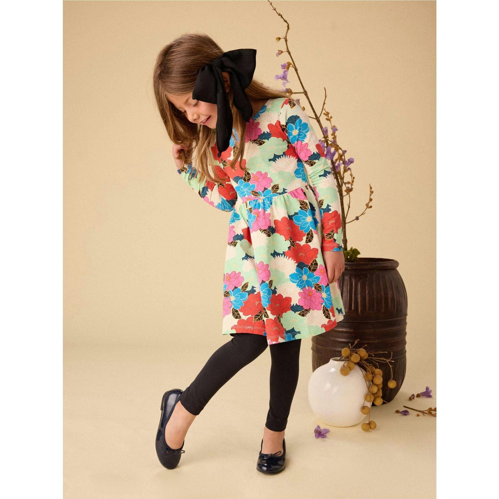 Printed Ballet Dress, Multi