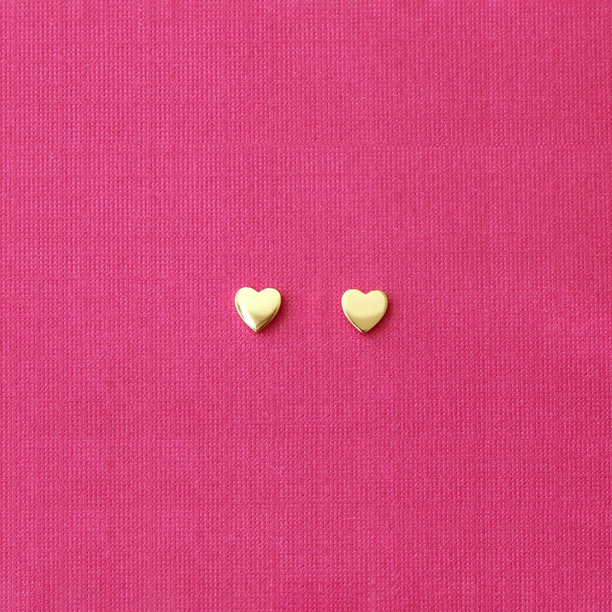 Heart Stud Earrings