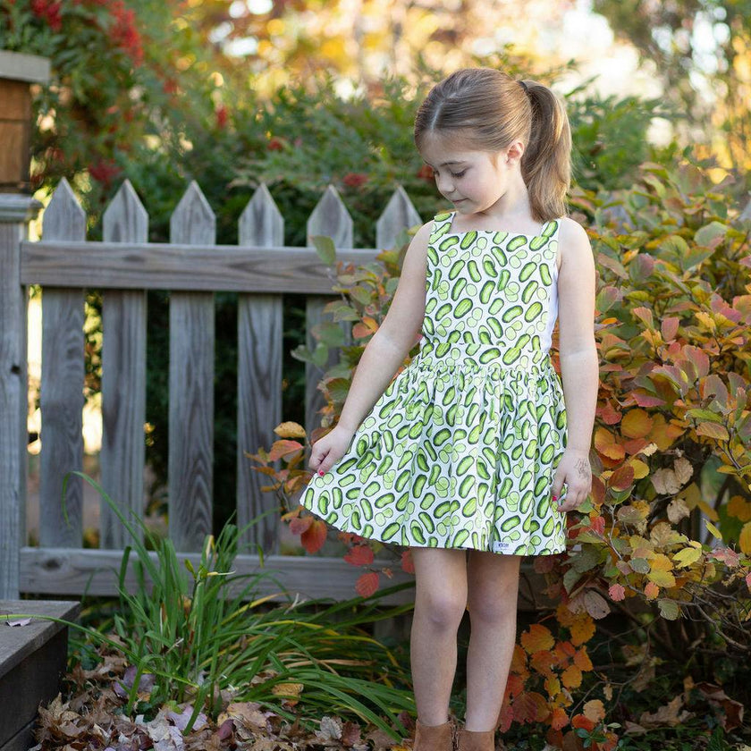 Pinafore Dress in Pickles
