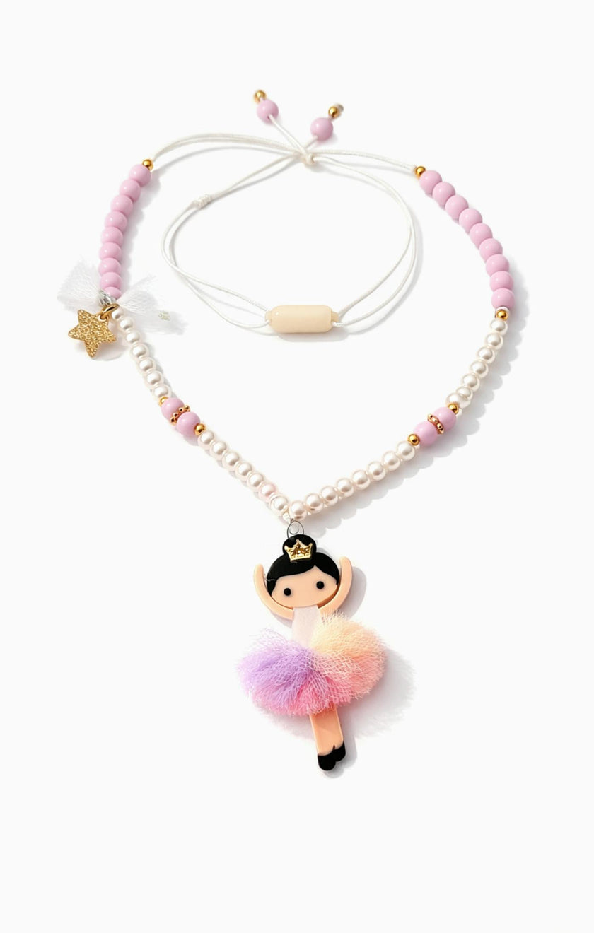 Ballerina Tulle Adjustable Necklace