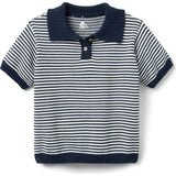 Sterling Short Sleeve Sweater - Navy