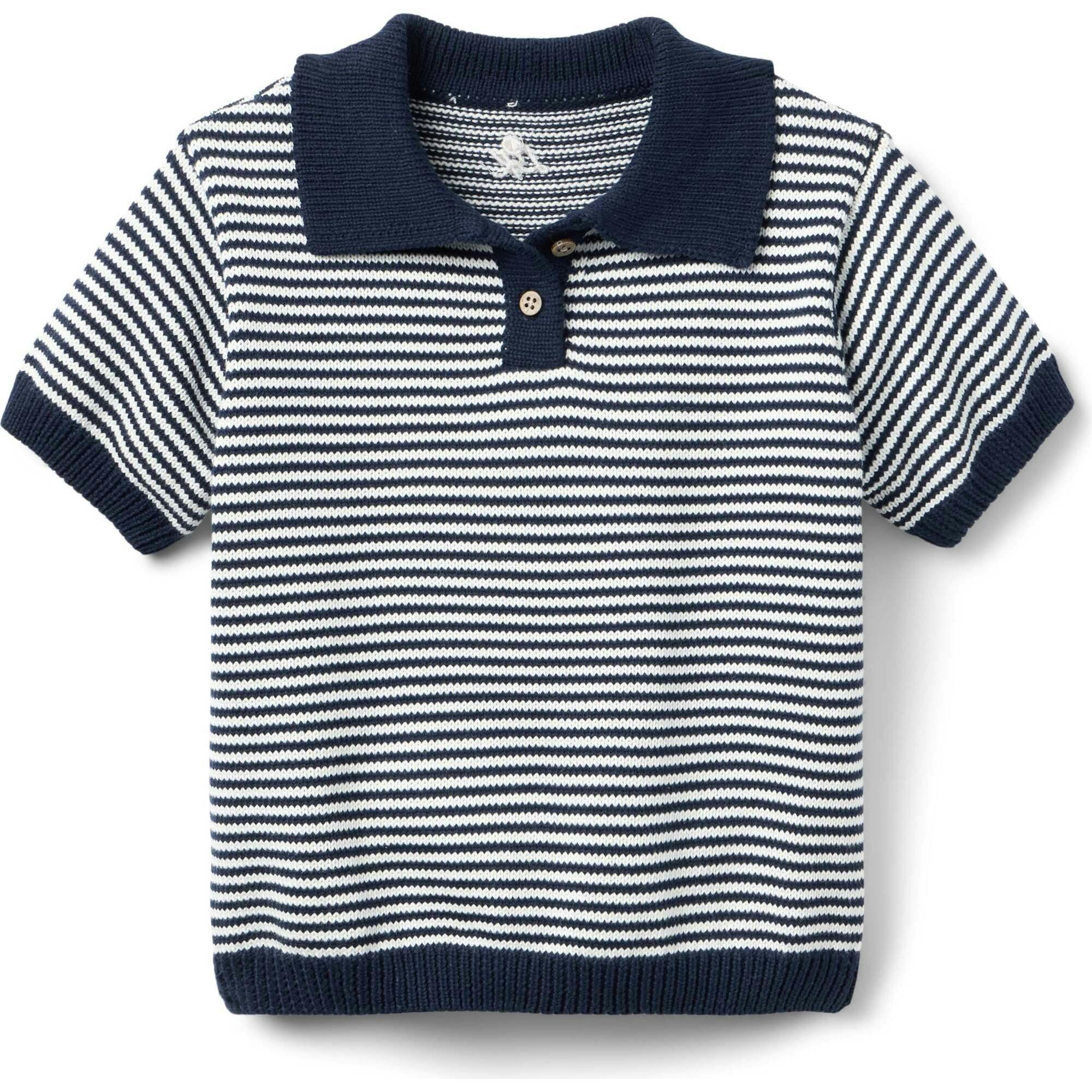 Sterling Short Sleeve Sweater - Navy