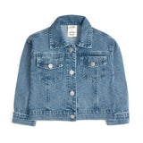 Coquette Pumpkin Sequin Patch Denim Jacket