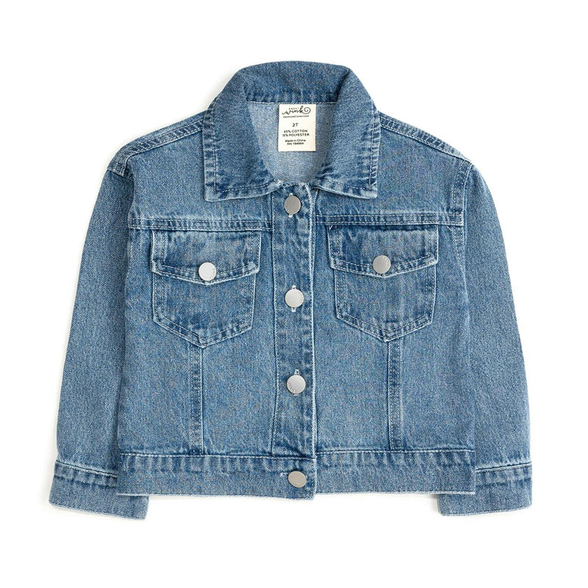 Coquette Pumpkin Sequin Patch Denim Jacket