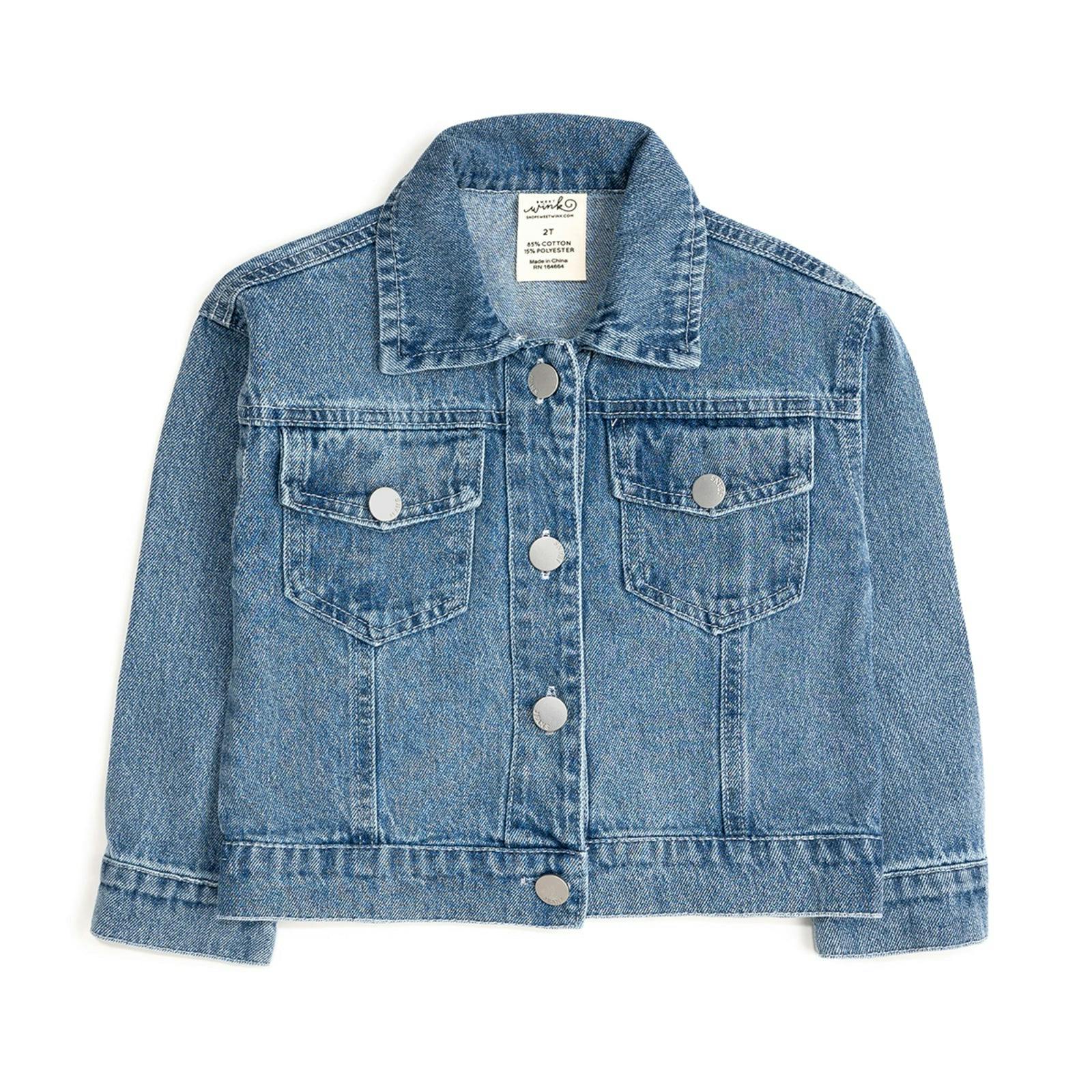 Coquette Pumpkin Sequin Patch Denim Jacket