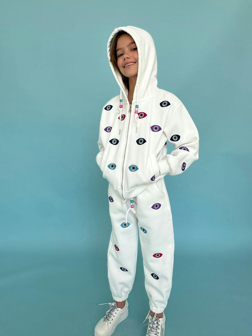 Rainbow Evil Eye Jogger Set