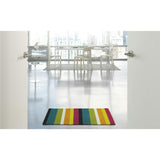 Bold Stripe Shag Floor Mat, Multi